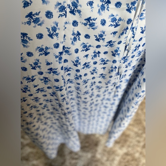 Cottagecore Castlecore Milkmaid Ditsy Floral Dress Romantic French Marthea - Picture 5 of 9